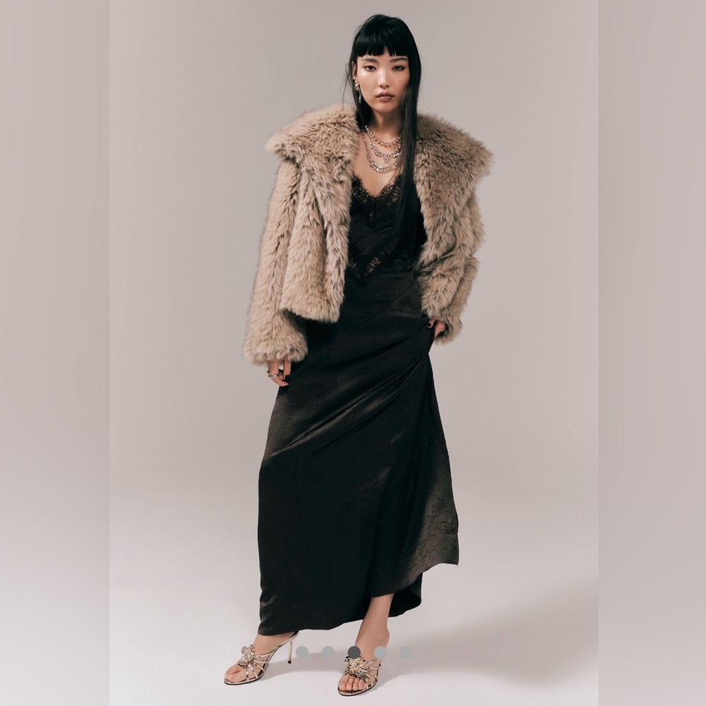 Free People Rina Faux Fur Jacket